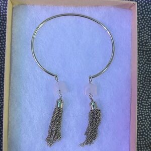 Trendy Jewels Silver Tassel Bracelet